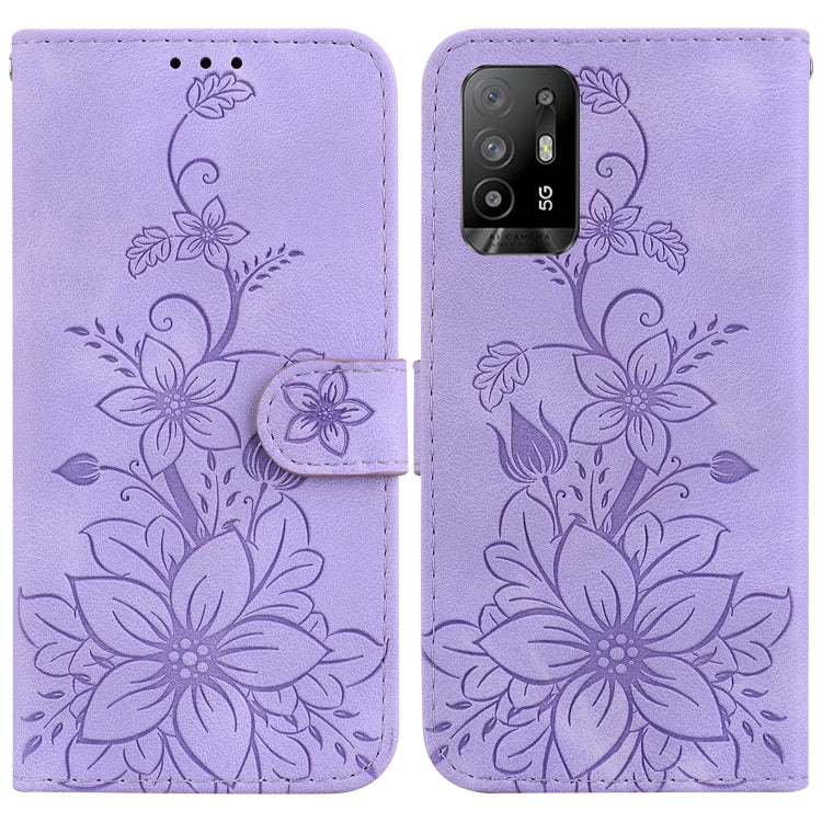 Lily Embossed Leather Phone Case, For OPPO A17 / A17k, For OPPO A57 5G/A57 4G/A77 5G/K10 5G, For OPPO Reno8 Pro 5G, For OPPO Reno8 5G, For OPPO A96 5G / Reno7 Z 5G, For OPPO Reno7 5G Global / Find X5 Lite, For OPPO A16K                                 ...