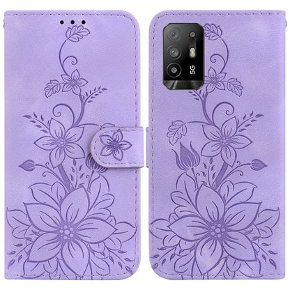 Lily Embossed Leather Phone Case, For OPPO A17 / A17k, For OPPO A57 5G/A57 4G/A77 5G/K10 5G, For OPPO Reno8 Pro 5G, For OPPO Reno8 5G, For OPPO A96 5G / Reno7 Z 5G, For OPPO Reno7 5G Global / Find X5 Lite, For OPPO A16K                                 ...