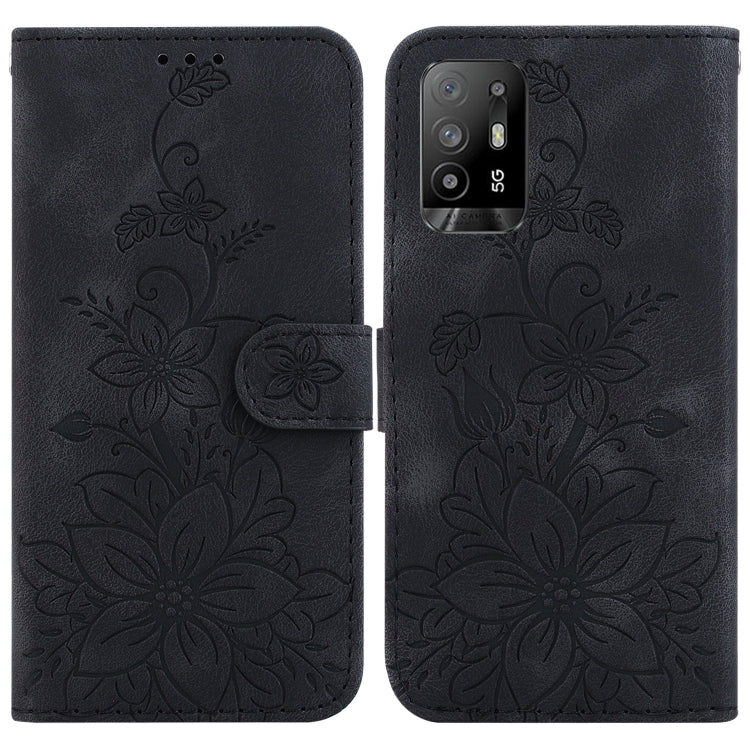 Lily Embossed Leather Phone Case, For OPPO A17 / A17k, For OPPO A57 5G/A57 4G/A77 5G/K10 5G, For OPPO Reno8 Pro 5G, For OPPO Reno8 5G, For OPPO A96 5G / Reno7 Z 5G, For OPPO Reno7 5G Global / Find X5 Lite, For OPPO A16K                                 ...