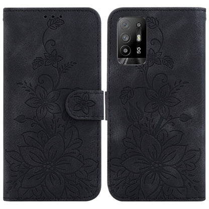 Lily Embossed Leather Phone Case, For OPPO A17 / A17k, For OPPO A57 5G/A57 4G/A77 5G/K10 5G, For OPPO Reno8 Pro 5G, For OPPO Reno8 5G, For OPPO A96 5G / Reno7 Z 5G, For OPPO Reno7 5G Global / Find X5 Lite, For OPPO A16K                                 ...