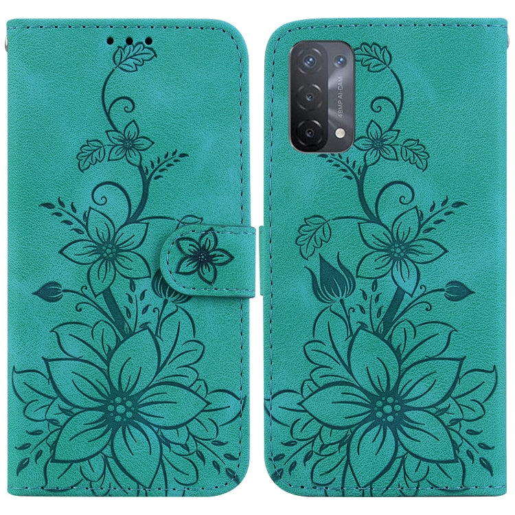 Lily Embossed Leather Phone Case, For OPPO A17 / A17k, For OPPO A57 5G/A57 4G/A77 5G/K10 5G, For OPPO Reno8 Pro 5G, For OPPO Reno8 5G, For OPPO A96 5G / Reno7 Z 5G, For OPPO Reno7 5G Global / Find X5 Lite, For OPPO A16K                                 ...