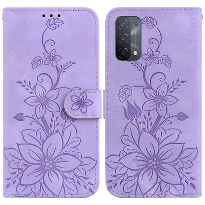 Lily Embossed Leather Phone Case, For OPPO A17 / A17k, For OPPO A57 5G/A57 4G/A77 5G/K10 5G, For OPPO Reno8 Pro 5G, For OPPO Reno8 5G, For OPPO A96 5G / Reno7 Z 5G, For OPPO Reno7 5G Global / Find X5 Lite, For OPPO A16K                                 ...