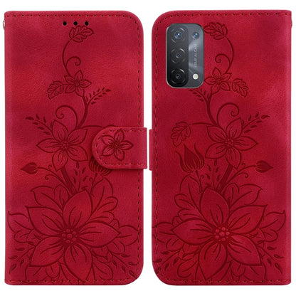 Lily Embossed Leather Phone Case, For OPPO A17 / A17k, For OPPO A57 5G/A57 4G/A77 5G/K10 5G, For OPPO Reno8 Pro 5G, For OPPO Reno8 5G, For OPPO A96 5G / Reno7 Z 5G, For OPPO Reno7 5G Global / Find X5 Lite, For OPPO A16K                                 ...