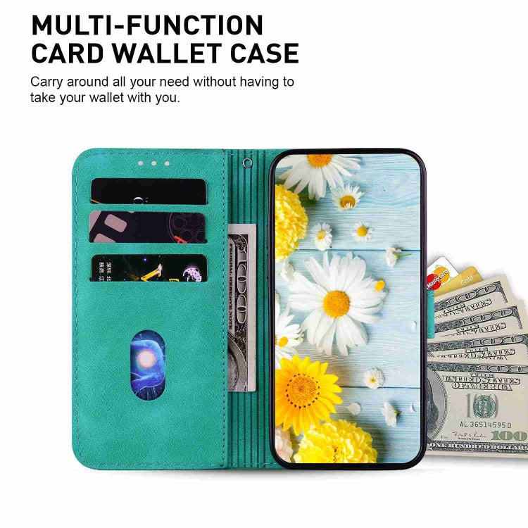 Lily Embossed Leather Phone Case, For OPPO Find X3 Neo / Reno5 Pro+ 5G