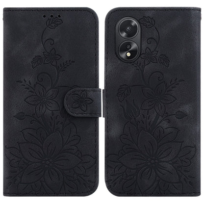 Lily Embossed Leather Phone Case, For OPPO Reno12 5G Global, For OPPO K12x, For OPPO A60 4G, For OPPO A3 Pro 5G, For OPPO F25 Pro 5G Global, For OPPO Reno11 F Global, For OPPO Reno11 Global, For OPPO Reno11 Pro 5G Global, For OPPO A59 5G / A2M         ...