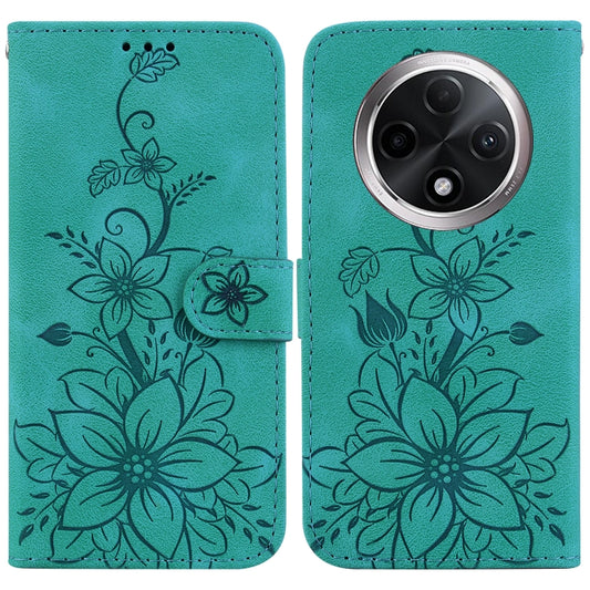 Lily Embossed Leather Phone Case, For OPPO A3 Pro 5G, For OPPO F25 Pro 5G Global, For OPPO Reno11 F Global, For OPPO Reno11 Global, For OPPO Reno11 Pro 5G Global, For OPPO A59 5G / A2M, For OPPO A38 4G / A18, For OPPO A58 4G                            ...