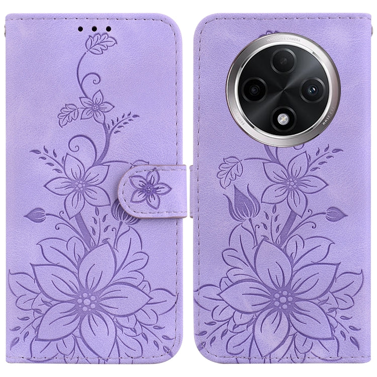Lily Embossed Leather Phone Case, For OPPO A3 Pro 5G, For OPPO F25 Pro 5G Global, For OPPO Reno11 F Global, For OPPO Reno11 Global, For OPPO Reno11 Pro 5G Global, For OPPO A59 5G / A2M, For OPPO A38 4G / A18, For OPPO A58 4G                            ...