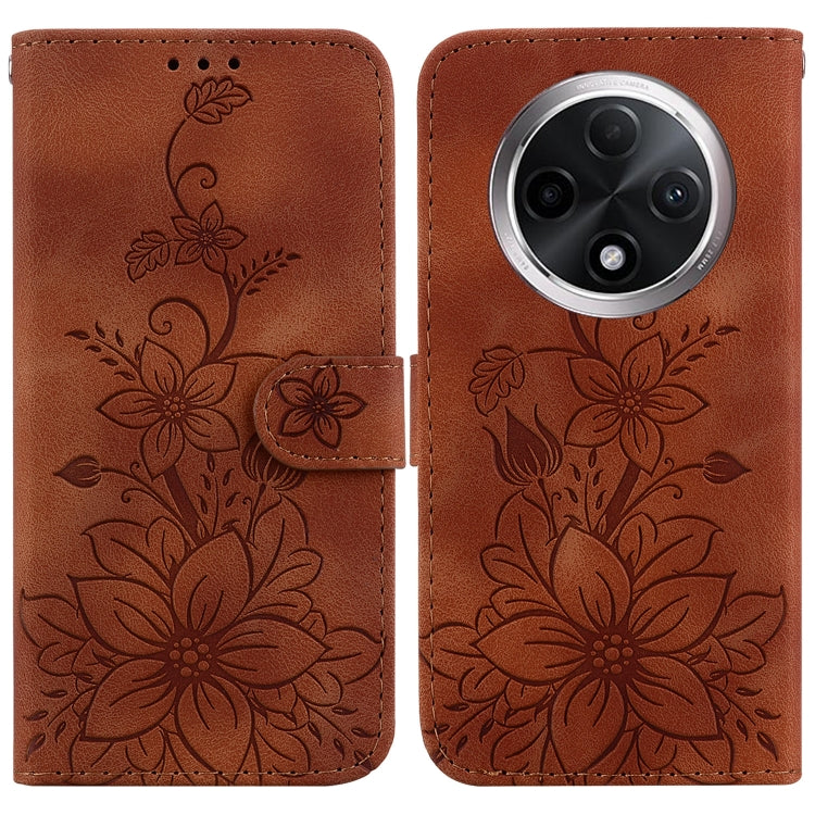 Lily Embossed Leather Phone Case, For OPPO A3 Pro 5G, For OPPO F25 Pro 5G Global, For OPPO Reno11 F Global, For OPPO Reno11 Global, For OPPO Reno11 Pro 5G Global, For OPPO A59 5G / A2M, For OPPO A38 4G / A18, For OPPO A58 4G                            ...