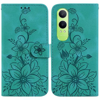 Lily Embossed Leather Phone Case, For OPPO Reno12 5G Global, For OPPO K12x, For OPPO A60 4G, For OPPO A3 Pro 5G, For OPPO F25 Pro 5G Global, For OPPO Reno11 F Global, For OPPO Reno11 Global, For OPPO Reno11 Pro 5G Global, For OPPO A59 5G / A2M         ...