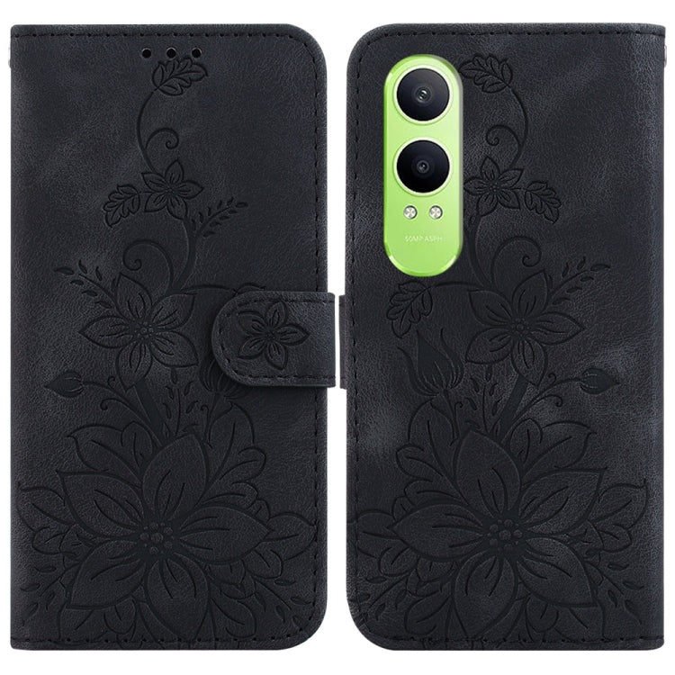 Lily Embossed Leather Phone Case, For OPPO Reno12 5G Global, For OPPO K12x, For OPPO A60 4G, For OPPO A3 Pro 5G, For OPPO F25 Pro 5G Global, For OPPO Reno11 F Global, For OPPO Reno11 Global, For OPPO Reno11 Pro 5G Global, For OPPO A59 5G / A2M         ...