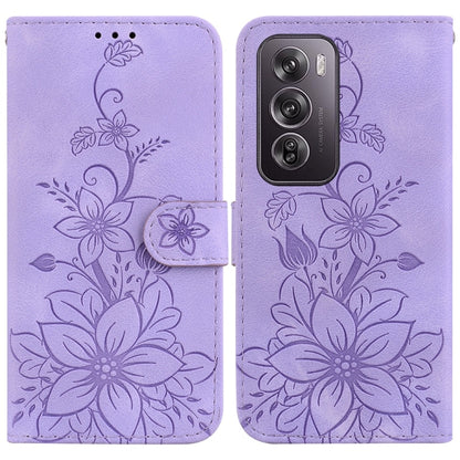 Lily Embossed Leather Phone Case, For OPPO A6 / A6s / A6t / A6x 4G / 5G Global, For OPPO Reno15 Pro Max 5G / Reno15 Pro India, For OPPO Reno15 Pro 5G / Reno15 Pro Mini 5G, For OPPO Reno15 F 5G Global, For OPPO Reno15 5G Global, For OPPO A6 GT 5G       ...