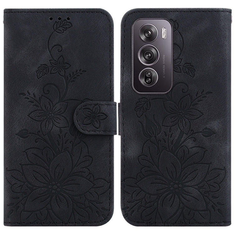 Lily Embossed Leather Phone Case, For OPPO A6 / A6s / A6t / A6x 4G / 5G Global, For OPPO Reno15 Pro Max 5G / Reno15 Pro India, For OPPO Reno15 Pro 5G / Reno15 Pro Mini 5G, For OPPO Reno15 F 5G Global, For OPPO Reno15 5G Global, For OPPO A6 GT 5G       ...
