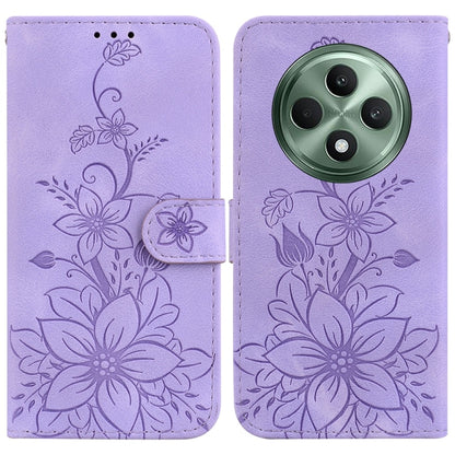 Lily Embossed Leather Phone Case, For OPPO A6 / A6s / A6t / A6x 4G / 5G Global, For OPPO Reno15 Pro Max 5G / Reno15 Pro India, For OPPO Reno15 Pro 5G / Reno15 Pro Mini 5G, For OPPO Reno15 F 5G Global, For OPPO Reno15 5G Global, For OPPO A6 GT 5G       ...