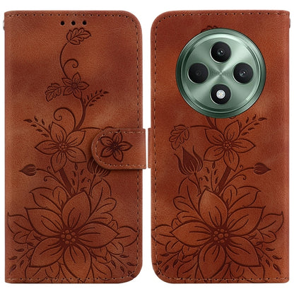 Lily Embossed Leather Phone Case, For OPPO A6 / A6s / A6t / A6x 4G / 5G Global, For OPPO Reno15 Pro Max 5G / Reno15 Pro India, For OPPO Reno15 Pro 5G / Reno15 Pro Mini 5G, For OPPO Reno15 F 5G Global, For OPPO Reno15 5G Global, For OPPO A6 GT 5G       ...