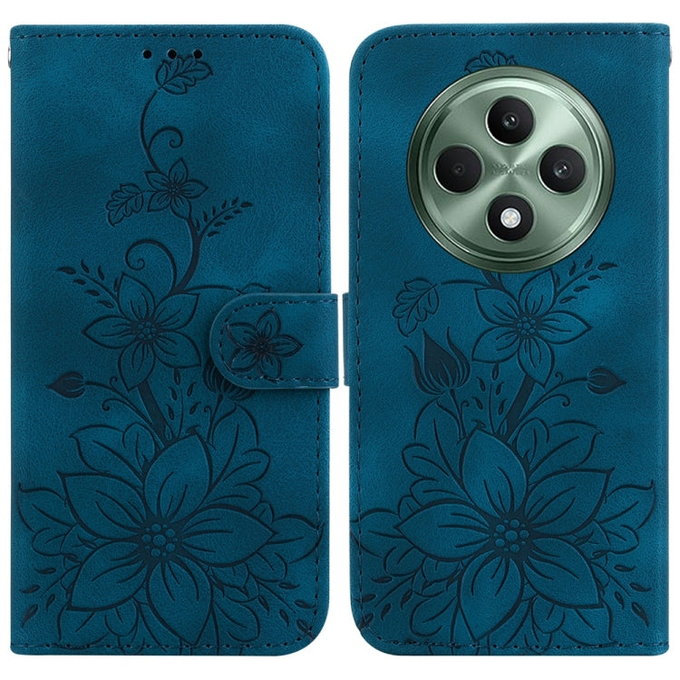 Lily Embossed Leather Phone Case, For OPPO A6 / A6s / A6t / A6x 4G / 5G Global, For OPPO Reno15 Pro Max 5G / Reno15 Pro India, For OPPO Reno15 Pro 5G / Reno15 Pro Mini 5G, For OPPO Reno15 F 5G Global, For OPPO Reno15 5G Global, For OPPO A6 GT 5G       ...