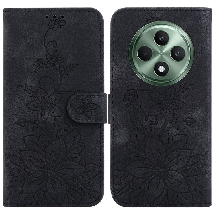 Lily Embossed Leather Phone Case, For OPPO A6 / A6s / A6t / A6x 4G / 5G Global, For OPPO Reno15 Pro Max 5G / Reno15 Pro India, For OPPO Reno15 Pro 5G / Reno15 Pro Mini 5G, For OPPO Reno15 F 5G Global, For OPPO Reno15 5G Global, For OPPO A6 GT 5G       ...
