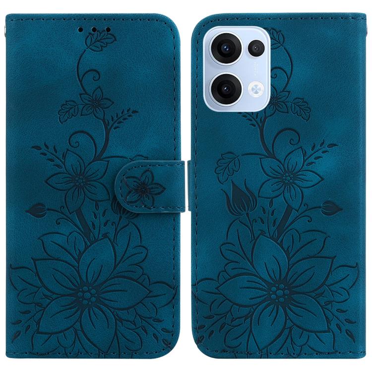 Lily Embossed Leather Phone Case, For OPPO A6 / A6s / A6t / A6x 4G / 5G Global, For OPPO Reno15 Pro Max 5G / Reno15 Pro India, For OPPO Reno15 Pro 5G / Reno15 Pro Mini 5G, For OPPO Reno15 F 5G Global, For OPPO Reno15 5G Global, For OPPO A6 GT 5G       ...