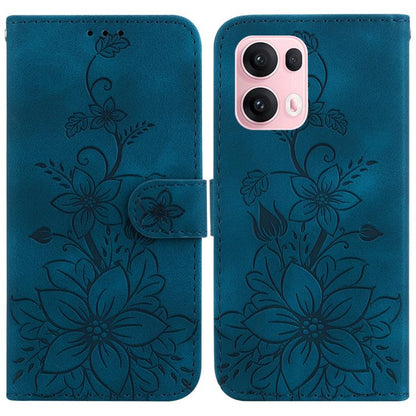 Lily Embossed Leather Phone Case, For OPPO A6 / A6s / A6t / A6x 4G / 5G Global, For OPPO Reno15 Pro Max 5G / Reno15 Pro India, For OPPO Reno15 Pro 5G / Reno15 Pro Mini 5G, For OPPO Reno15 F 5G Global, For OPPO Reno15 5G Global, For OPPO A6 GT 5G       ...