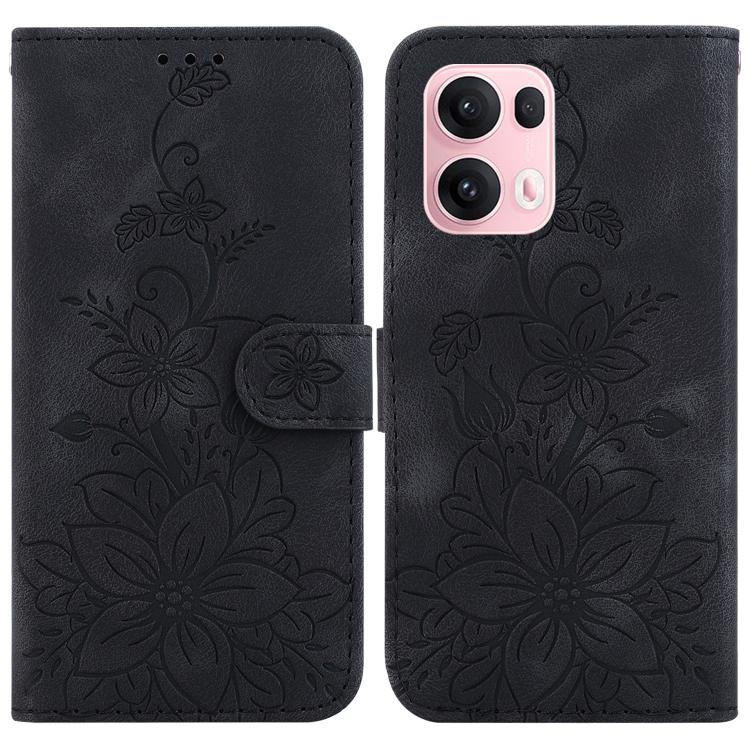 Lily Embossed Leather Phone Case, For OPPO A6 / A6s / A6t / A6x 4G / 5G Global, For OPPO Reno15 Pro Max 5G / Reno15 Pro India, For OPPO Reno15 Pro 5G / Reno15 Pro Mini 5G, For OPPO Reno15 F 5G Global, For OPPO Reno15 5G Global, For OPPO A6 GT 5G       ...