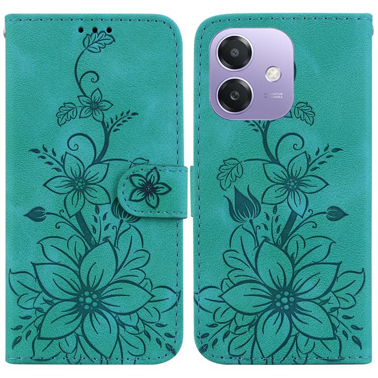 Lily Embossed Leather Phone Case, For OPPO A6 / A6s / A6t / A6x 4G / 5G Global, For OPPO Reno15 Pro Max 5G / Reno15 Pro India, For OPPO Reno15 Pro 5G / Reno15 Pro Mini 5G, For OPPO Reno15 F 5G Global, For OPPO Reno15 5G Global, For OPPO A6 GT 5G       ...
