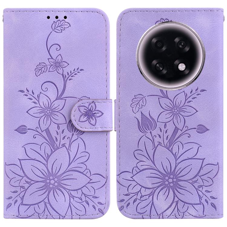 Lily Embossed Leather Phone Case, For OPPO A6 / A6s / A6t / A6x 4G / 5G Global, For OPPO Reno15 Pro Max 5G / Reno15 Pro India, For OPPO Reno15 Pro 5G / Reno15 Pro Mini 5G, For OPPO Reno15 F 5G Global, For OPPO Reno15 5G Global, For OPPO A6 GT 5G       ...