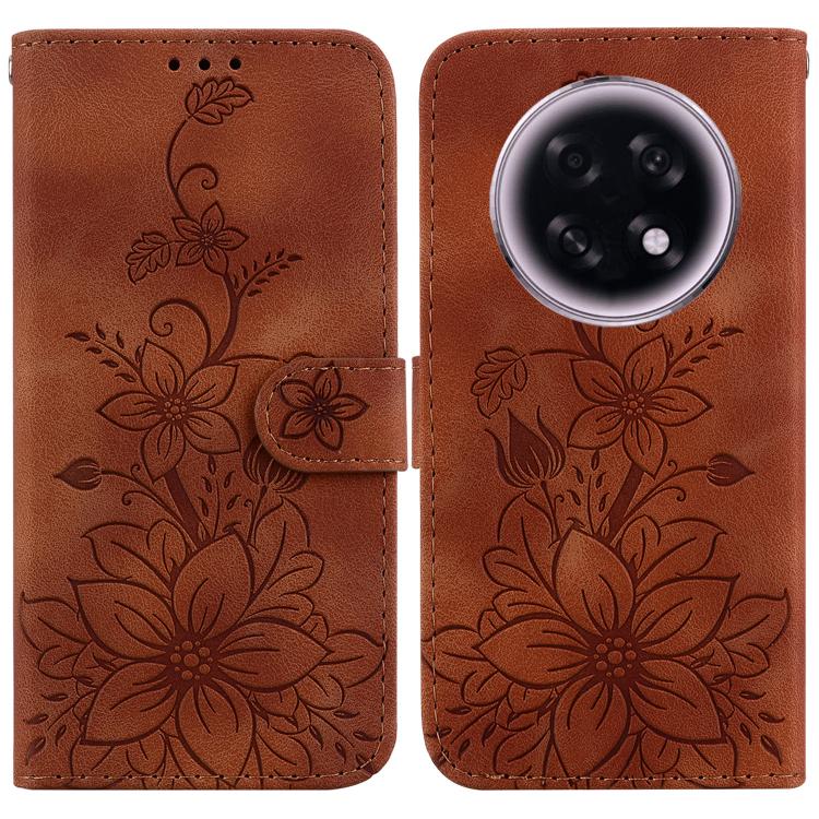 Lily Embossed Leather Phone Case, For OPPO A6 / A6s / A6t / A6x 4G / 5G Global, For OPPO Reno15 Pro Max 5G / Reno15 Pro India, For OPPO Reno15 Pro 5G / Reno15 Pro Mini 5G, For OPPO Reno15 F 5G Global, For OPPO Reno15 5G Global, For OPPO A6 GT 5G       ...