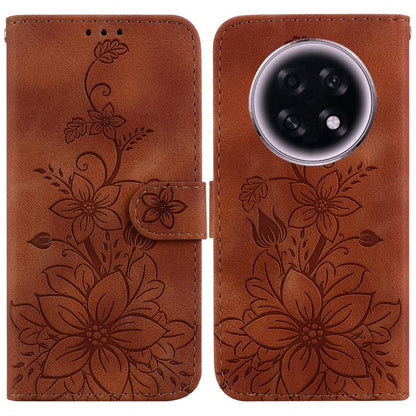 Lily Embossed Leather Phone Case, For OPPO A6 / A6s / A6t / A6x 4G / 5G Global, For OPPO Reno15 Pro Max 5G / Reno15 Pro India, For OPPO Reno15 Pro 5G / Reno15 Pro Mini 5G, For OPPO Reno15 F 5G Global, For OPPO Reno15 5G Global, For OPPO A6 GT 5G       ...