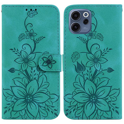 Lily Embossed Leather Phone Case, For OPPO A6 / A6s / A6t / A6x 4G / 5G Global, For OPPO Reno15 Pro Max 5G / Reno15 Pro India, For OPPO Reno15 Pro 5G / Reno15 Pro Mini 5G, For OPPO Reno15 F 5G Global, For OPPO Reno15 5G Global, For OPPO A6 GT 5G       ...