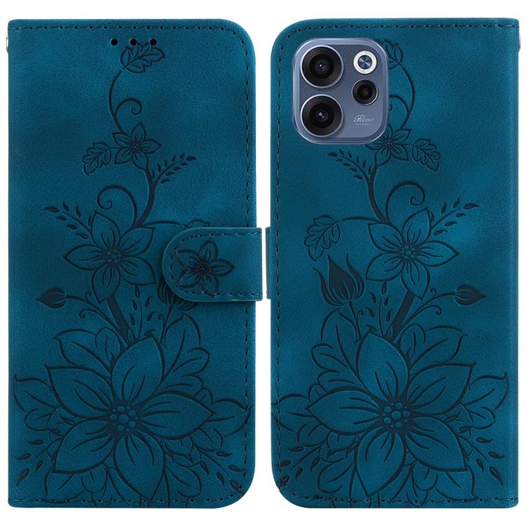 Lily Embossed Leather Phone Case, For OPPO A6 / A6s / A6t / A6x 4G / 5G Global, For OPPO Reno15 Pro Max 5G / Reno15 Pro India, For OPPO Reno15 Pro 5G / Reno15 Pro Mini 5G, For OPPO Reno15 F 5G Global, For OPPO Reno15 5G Global, For OPPO A6 GT 5G       ...