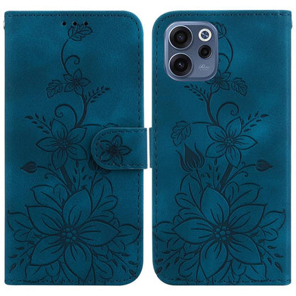 Lily Embossed Leather Phone Case, For OPPO A6 / A6s / A6t / A6x 4G / 5G Global, For OPPO Reno15 Pro Max 5G / Reno15 Pro India, For OPPO Reno15 Pro 5G / Reno15 Pro Mini 5G, For OPPO Reno15 F 5G Global, For OPPO Reno15 5G Global, For OPPO A6 GT 5G       ...
