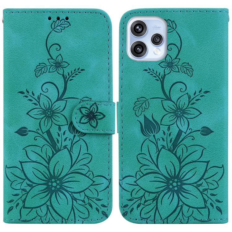 Lily Embossed Leather Phone Case, For OPPO A6 / A6s / A6t / A6x 4G / 5G Global, For OPPO Reno15 Pro Max 5G / Reno15 Pro India, For OPPO Reno15 Pro 5G / Reno15 Pro Mini 5G, For OPPO Reno15 F 5G Global, For OPPO Reno15 5G Global, For OPPO A6 GT 5G       ...