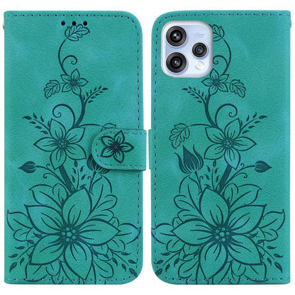 Lily Embossed Leather Phone Case, For OPPO A6 / A6s / A6t / A6x 4G / 5G Global, For OPPO Reno15 Pro Max 5G / Reno15 Pro India, For OPPO Reno15 Pro 5G / Reno15 Pro Mini 5G, For OPPO Reno15 F 5G Global, For OPPO Reno15 5G Global, For OPPO A6 GT 5G       ...