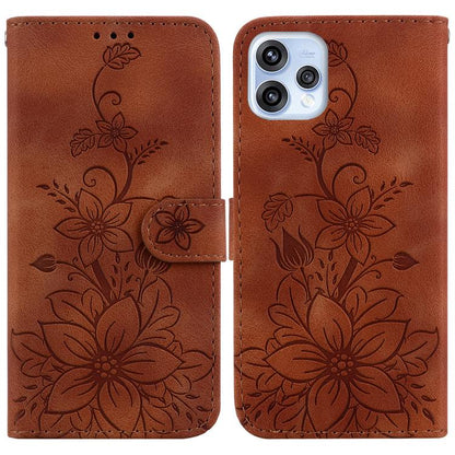 Lily Embossed Leather Phone Case, For OPPO A6 / A6s / A6t / A6x 4G / 5G Global, For OPPO Reno15 Pro Max 5G / Reno15 Pro India, For OPPO Reno15 Pro 5G / Reno15 Pro Mini 5G, For OPPO Reno15 F 5G Global, For OPPO Reno15 5G Global, For OPPO A6 GT 5G       ...