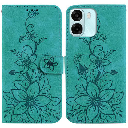 Lily Embossed Leather Phone Case, For OPPO A6 / A6s / A6t / A6x 4G / 5G Global, For OPPO Reno15 Pro Max 5G / Reno15 Pro India, For OPPO Reno15 Pro 5G / Reno15 Pro Mini 5G, For OPPO Reno15 F 5G Global, For OPPO Reno15 5G Global, For OPPO A6 GT 5G       ...