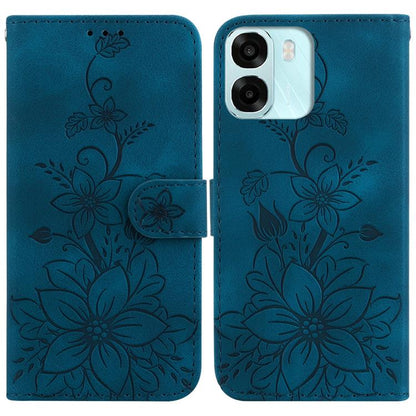 Lily Embossed Leather Phone Case, For OPPO A6 / A6s / A6t / A6x 4G / 5G Global, For OPPO Reno15 Pro Max 5G / Reno15 Pro India, For OPPO Reno15 Pro 5G / Reno15 Pro Mini 5G, For OPPO Reno15 F 5G Global, For OPPO Reno15 5G Global, For OPPO A6 GT 5G       ...