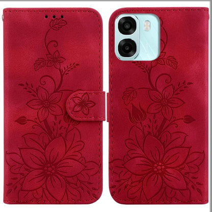 Lily Embossed Leather Phone Case, For OPPO A6 / A6s / A6t / A6x 4G / 5G Global, For OPPO Reno15 Pro Max 5G / Reno15 Pro India, For OPPO Reno15 Pro 5G / Reno15 Pro Mini 5G, For OPPO Reno15 F 5G Global, For OPPO Reno15 5G Global, For OPPO A6 GT 5G       ...