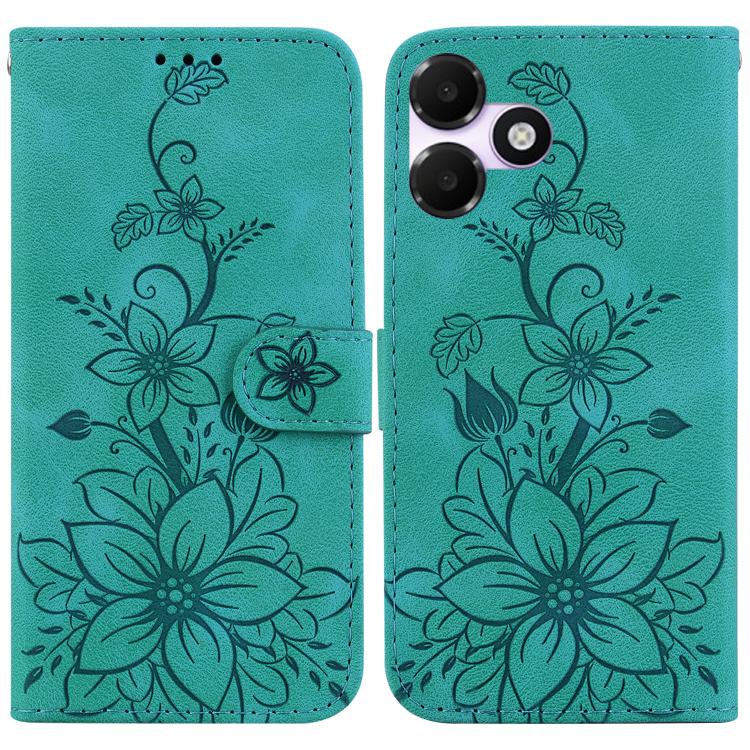 Lily Embossed Leather Phone Case, For OPPO Reno16 F 5G / Reno16 FS 5G, For OPPO Reno16 5G / Reno16 Pro 5G Global, For OPPO A6c 4G, For OPPO A6 / A6s / A6t / A6x 4G / 5G Global, For OPPO Reno15 Pro Max 5G / Reno15 Pro India                              ...