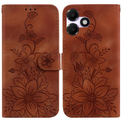 Lily Embossed Leather Phone Case, For OPPO Reno16 F 5G / Reno16 FS 5G, For OPPO Reno16 5G / Reno16 Pro 5G Global, For OPPO A6c 4G, For OPPO A6 / A6s / A6t / A6x 4G / 5G Global, For OPPO Reno15 Pro Max 5G / Reno15 Pro India                              ...