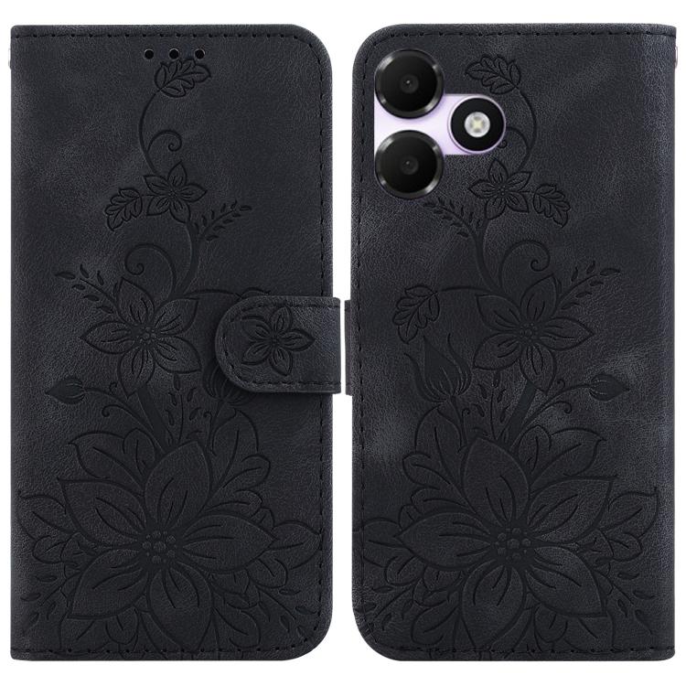 Lily Embossed Leather Phone Case, For OPPO Reno16 F 5G / Reno16 FS 5G, For OPPO Reno16 5G / Reno16 Pro 5G Global, For OPPO A6c 4G, For OPPO A6 / A6s / A6t / A6x 4G / 5G Global, For OPPO Reno15 Pro Max 5G / Reno15 Pro India                              ...