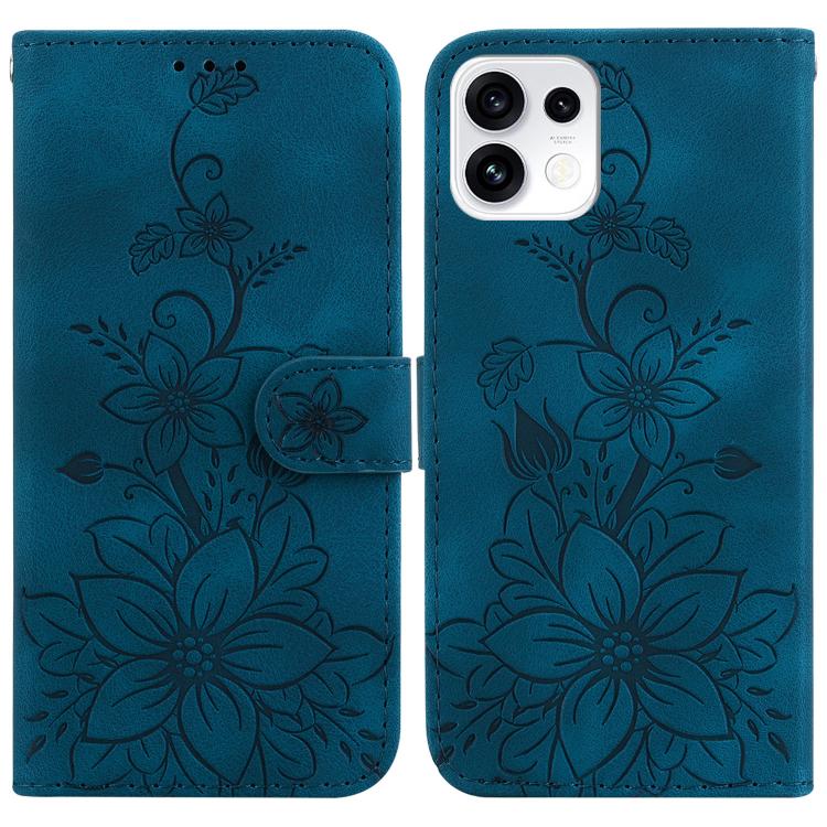 Lily Embossed Leather Phone Case, For OPPO Reno16 F 5G / Reno16 FS 5G, For OPPO Reno16 5G / Reno16 Pro 5G Global, For OPPO A6c 4G, For OPPO A6 / A6s / A6t / A6x 4G / 5G Global, For OPPO Reno15 Pro Max 5G / Reno15 Pro India                              ...