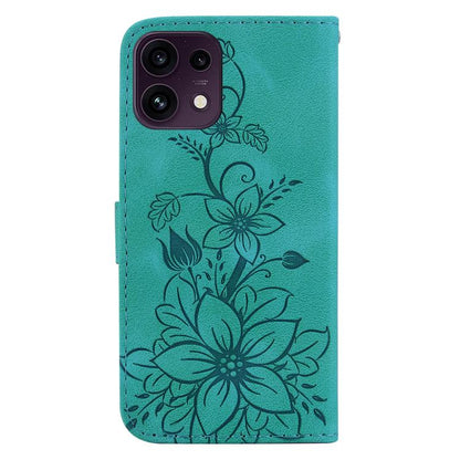 Lily Embossed Leather Phone Case, For OPPO Reno16 F 5G / Reno16 FS 5G, For OPPO Reno16 5G / Reno16 Pro 5G Global, For OPPO A6c 4G, For OPPO A6 / A6s / A6t / A6x 4G / 5G Global, For OPPO Reno15 Pro Max 5G / Reno15 Pro India                              ...