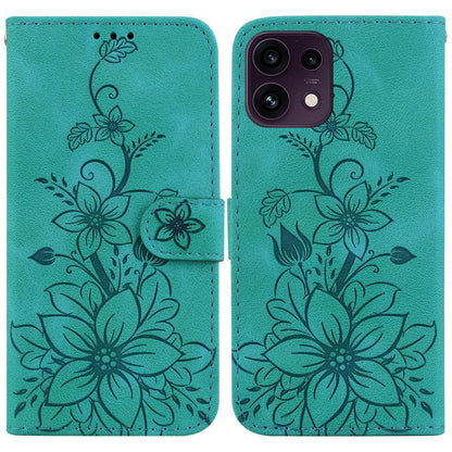 Lily Embossed Leather Phone Case, For OPPO Reno16 F 5G / Reno16 FS 5G, For OPPO Reno16 5G / Reno16 Pro 5G Global, For OPPO A6c 4G, For OPPO A6 / A6s / A6t / A6x 4G / 5G Global, For OPPO Reno15 Pro Max 5G / Reno15 Pro India                              ...