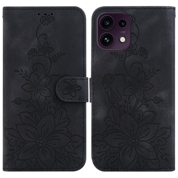 Lily Embossed Leather Phone Case, For OPPO Reno16 F 5G / Reno16 FS 5G, For OPPO Reno16 5G / Reno16 Pro 5G Global, For OPPO A6c 4G, For OPPO A6 / A6s / A6t / A6x 4G / 5G Global, For OPPO Reno15 Pro Max 5G / Reno15 Pro India                              ...