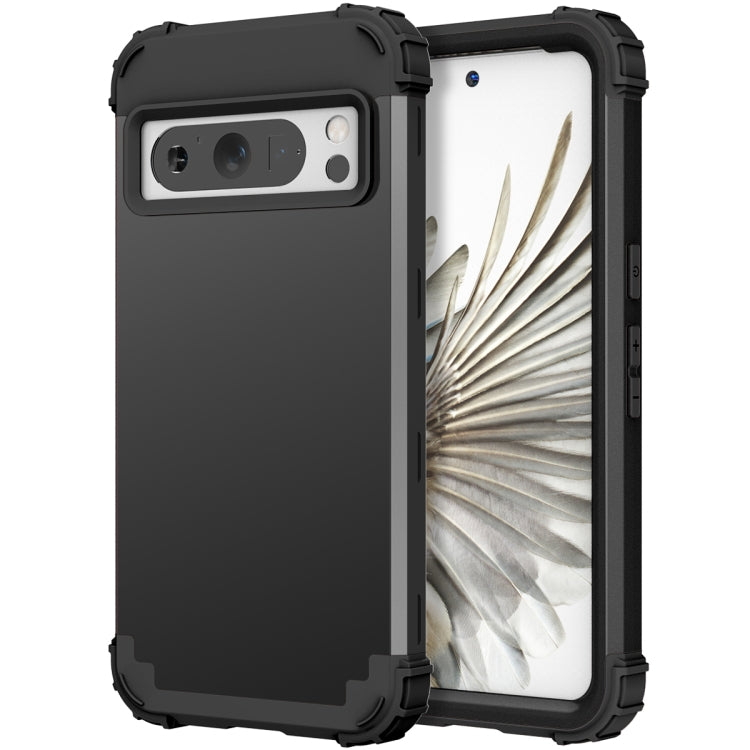 3 in 1 Shockproof PC + Silicone Phone Case, For Google Pixel 8 Pro, For Google Pixel 8
