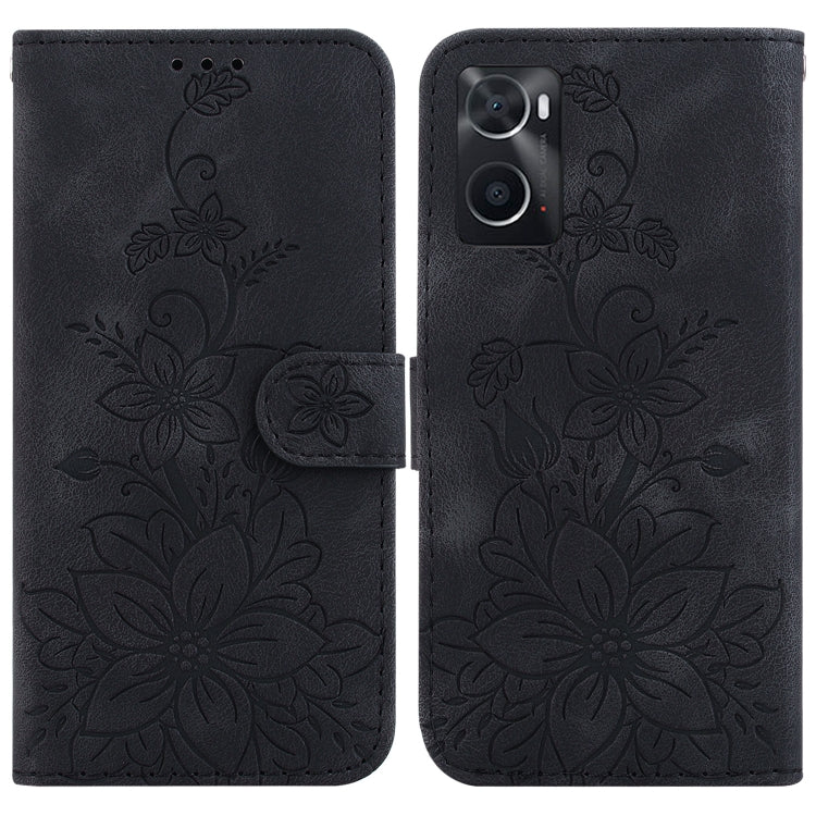 Lily Embossed Leather Phone Case, For Realme C35, For Realme 9i / A76 4G / A36, For Realme 8i, For Realme C20 / C11 2021, For Realme C21Y, For Realme 8 / 8 Pro, For Realme 8 5G Global / V13 5G, For Realme C21