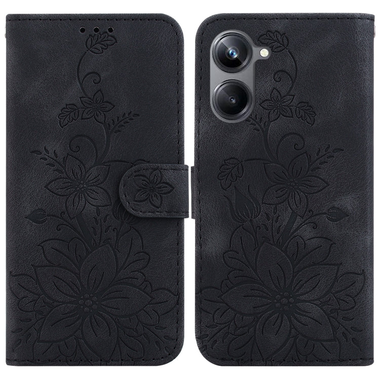 Lily Embossed Leather Phone Case, For Realme 12+, For Realme 12 Pro+ Global, For Realme C67 4G Global, For Realme 11 4G Global, For Realme 11 5G/Narzo 60 India Version, For Realme 11 5G Global, For Realme 11 Pro / 11 Pro+ / Narzo 60 Pro                ...
