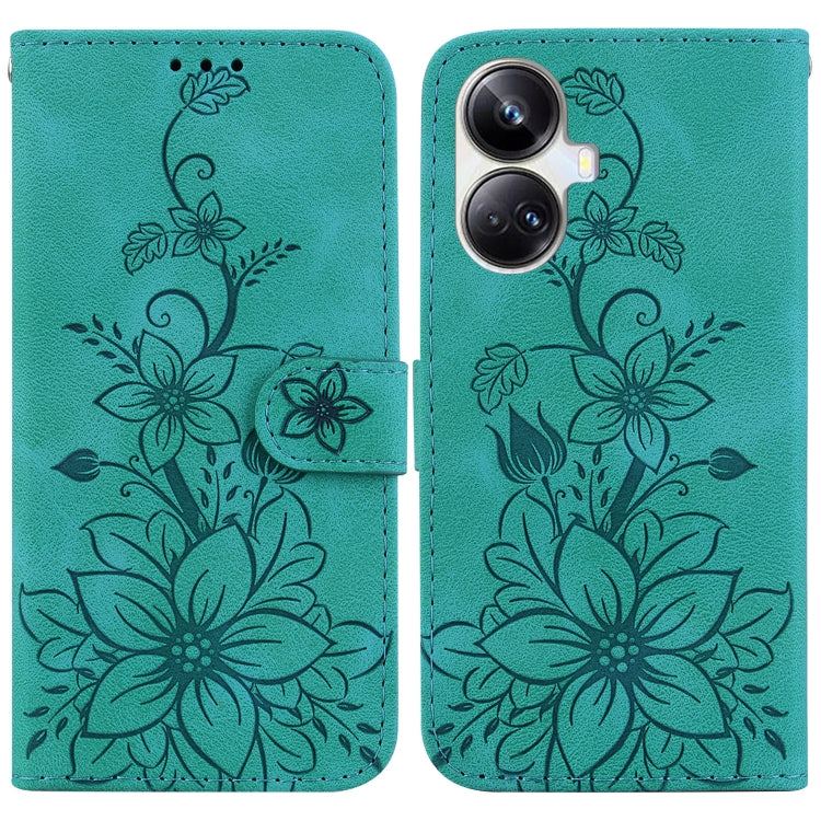 Lily Embossed Leather Phone Case, For Realme 12+, For Realme 12 Pro+ Global, For Realme C67 4G Global, For Realme 11 4G Global, For Realme 11 5G/Narzo 60 India Version, For Realme 11 5G Global, For Realme 11 Pro / 11 Pro+ / Narzo 60 Pro                ...