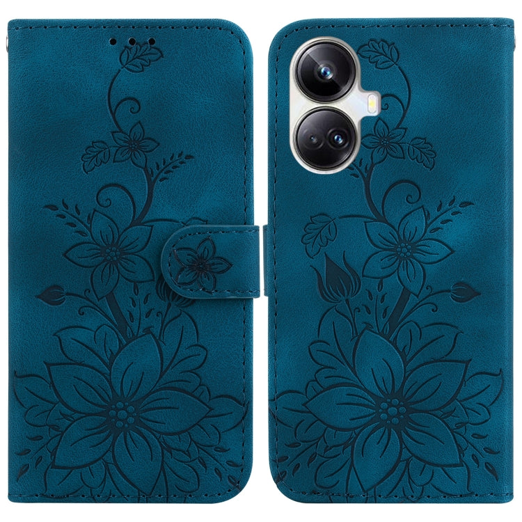 Lily Embossed Leather Phone Case, For Realme 12+, For Realme 12 Pro+ Global, For Realme C67 4G Global, For Realme 11 4G Global, For Realme 11 5G/Narzo 60 India Version, For Realme 11 5G Global, For Realme 11 Pro / 11 Pro+ / Narzo 60 Pro                ...