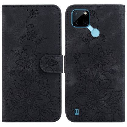 Lily Embossed Leather Phone Case, For Realme C35, For Realme 9i / A76 4G / A36, For Realme 8i, For Realme C20 / C11 2021, For Realme C21Y, For Realme 8 / 8 Pro, For Realme 8 5G Global / V13 5G, For Realme C21
