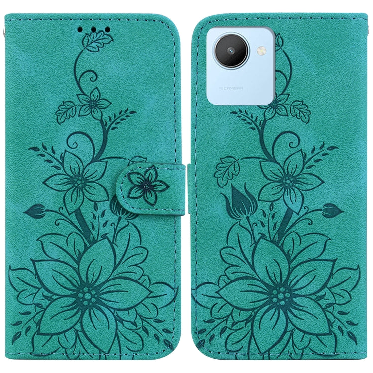 Lily Embossed Leather Phone Case, For Realme 12+, For Realme 12 Pro+ Global, For Realme C67 4G Global, For Realme 11 4G Global, For Realme 11 5G/Narzo 60 India Version, For Realme 11 5G Global, For Realme 11 Pro / 11 Pro+ / Narzo 60 Pro                ...